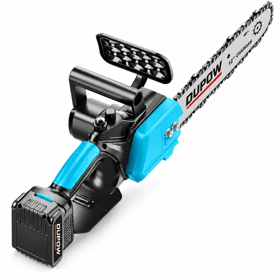 DUPOW cordless chainsaw, main product view — DUP-CHS-003
