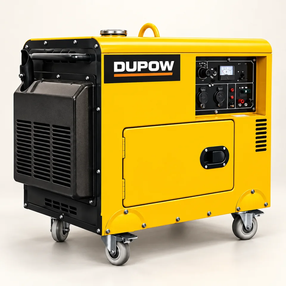 6.5 kVA Rated Silent Diesel Generator — 6.5 kVA Rated Silent Diesel Generator · approved DUPOW product view