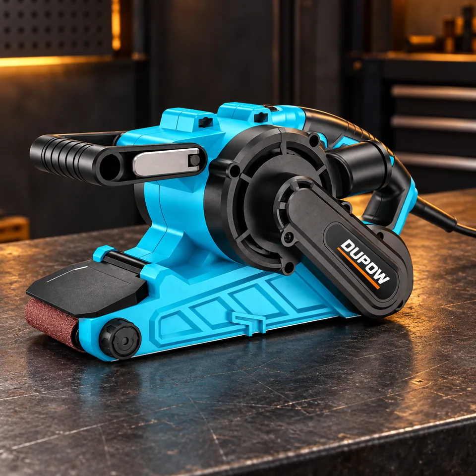 1150W Variable-Speed 76 × 533 mm Belt Sander — Studio product view