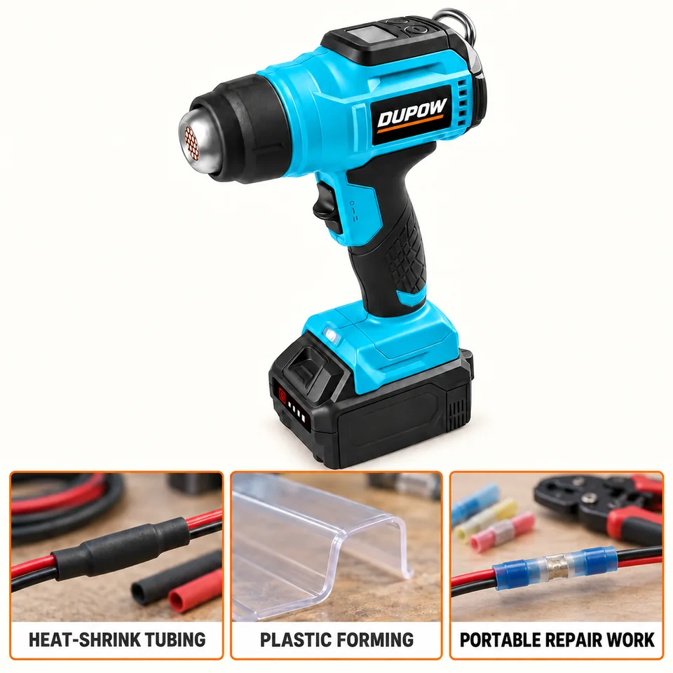 20V Max LCD Cordless Heat Gun — Application reference