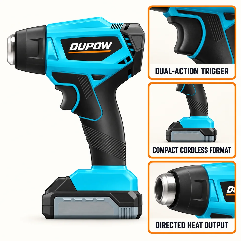 18V Compact Cordless Heat Gun — Feature details