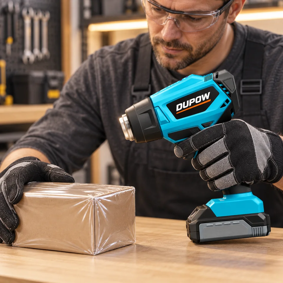 18V Compact Cordless Heat Gun — Application scene