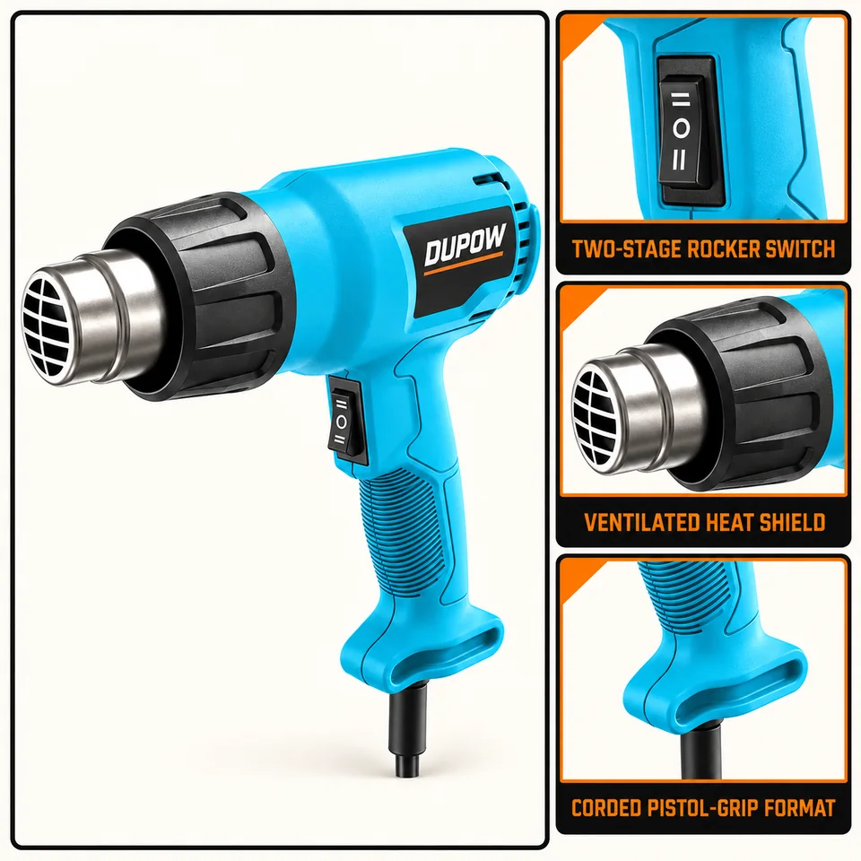 1800W Two-Stage Heat Gun — Feature details
