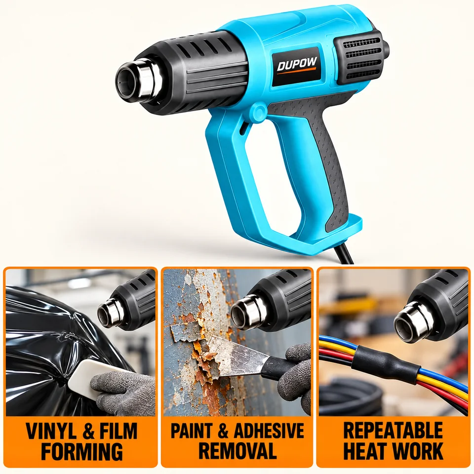 2000W LCD Variable-Temperature Heat Gun — Application reference