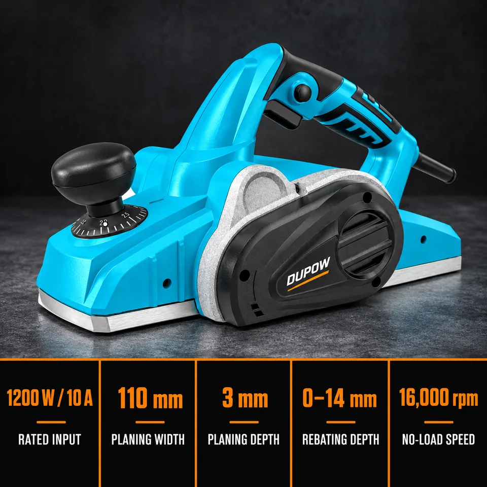 1200W 110 mm Electric Planer — Performance and specification reference