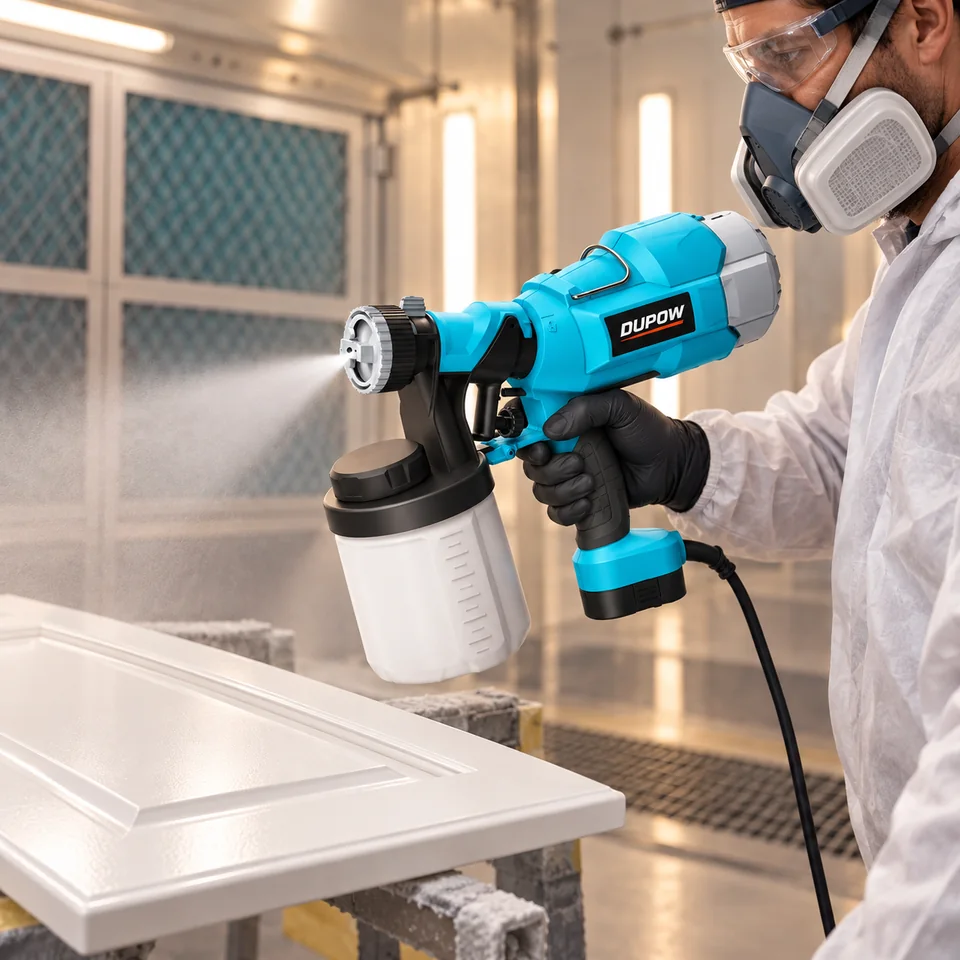 400W 900/1200 ml HVLP Paint Sprayer — Application scene