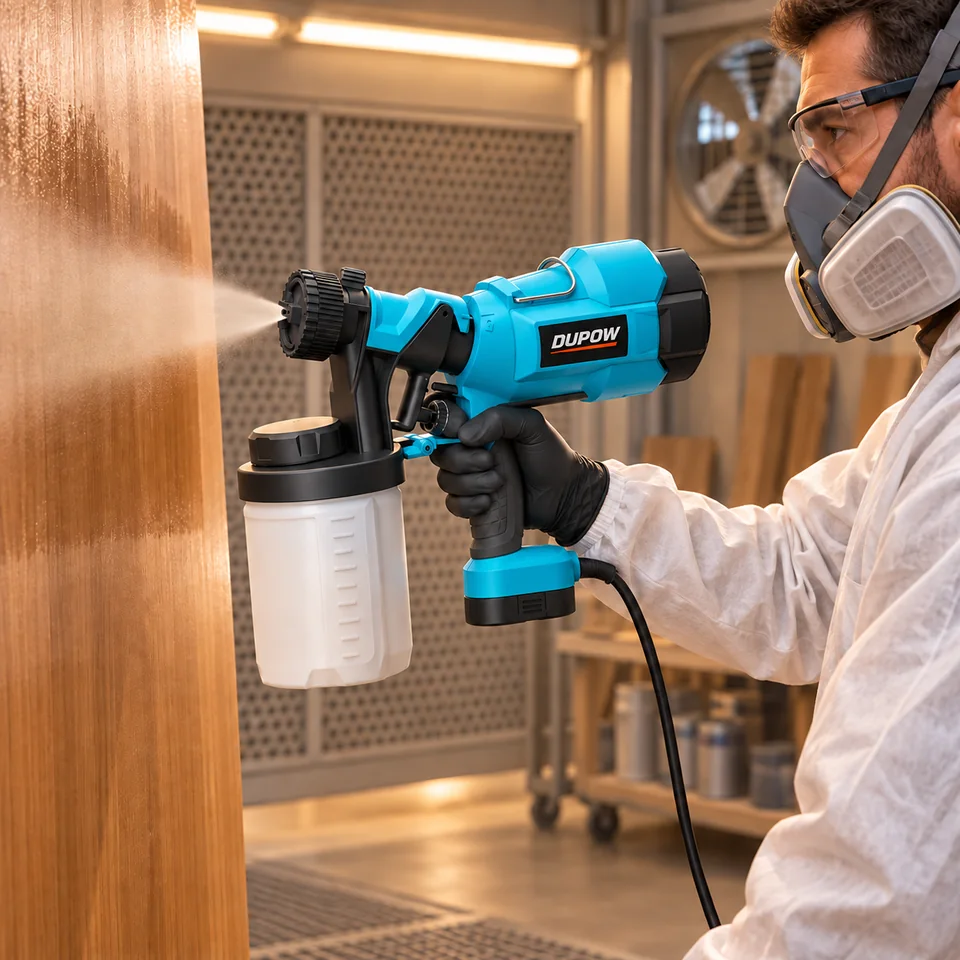 500W 900/1200 ml HVLP Paint Sprayer — Application scene