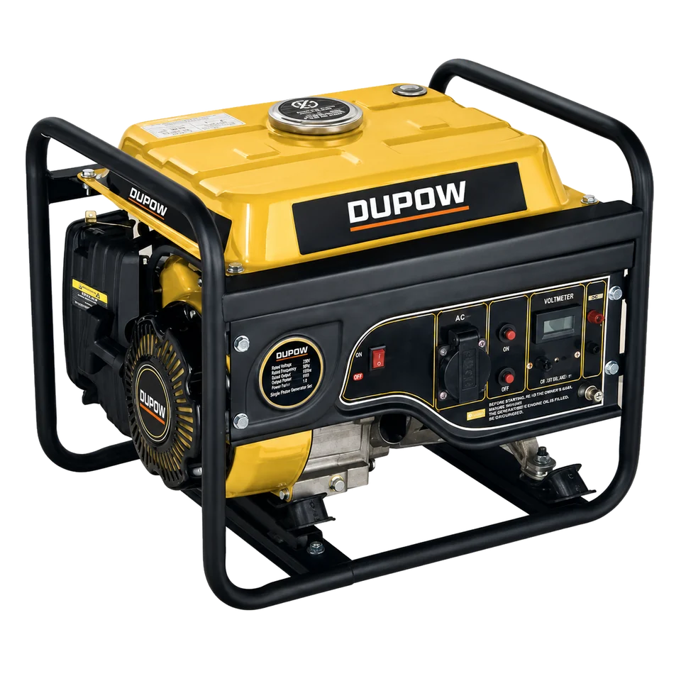 0.9–1.0 kVA Rated Panel-Frame Gasoline Generator Current reviewed configuration